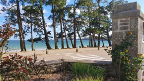 Vacances Ô Cap Coz - Jardin vue mer et piscine - Résidence Cap Azur Fouesnant